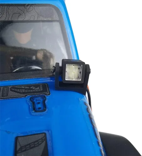 Vista 2 de RCLIONS Foco LED lámpara delantera RC techo techo luces color blanco para 1/24 Axial SCX24 AXI00005 AXI00002 RC Truck Car Upgrades