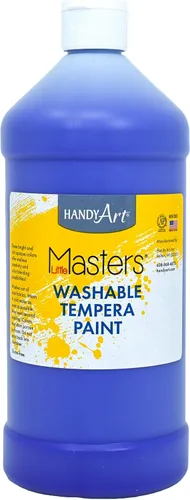 Vista 48 de Handy Art Little Masters - Pintura lavable, 16 onzas, color negro Bright & Mixable, High Opacity, Washable Colors for Classroom, Students, Kids
