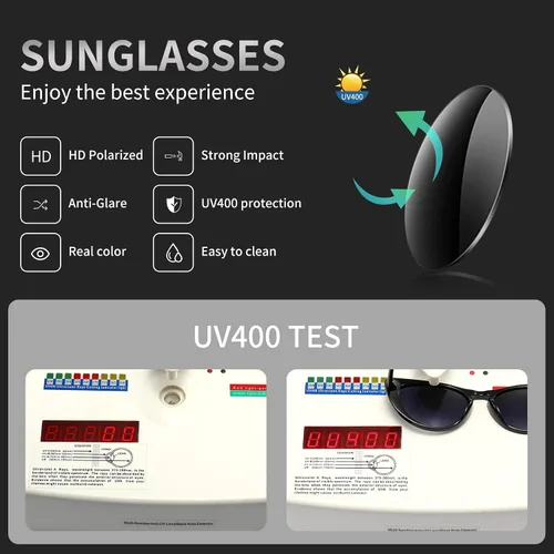 Vista 6 de SOAR&EAGLE Conjunto de tres piezas Gafas de sol polarizadas Gafas de sol para hombre Gafas de sol de moda para mujer
