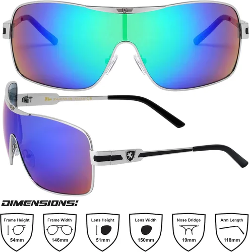 Vista 5 de Khan Relay - Gafas de sol de una pieza con escudo
