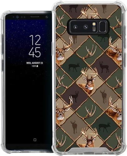 Vista 35 de CasesOnDeck Funda compatible con [Samsung Galaxy Note 8] Note 8, funda delgada y transparente de poliuretano termoplástico flexible con protección