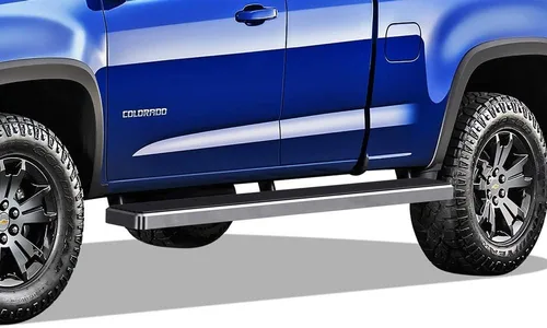 Vista 12 de APS Estribos laterales (barras nerf, pasos laterales, barras de paso) Compatibles con Chevy Colorado GMC Canyon 2015-2026 camioneta de cabina doble