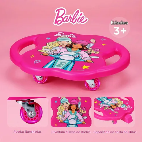 Vista 2 de Voyager Tablero de scooter para niños Barbie