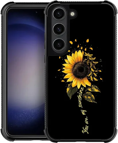 Vista 90 de Funda compatible con Samsung Galaxy S23, diseño de elefantes africanos, diseño increíble a prueba de golpes, antiarañazos, carcasa trasera