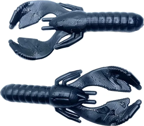 Vista 32 de Phat Pak Baits - Beasty Bug Jr Ned Rig Craw Finesse Bass Señuelo de pesca de plástico suave 20ct 2.8" Bicho Bama