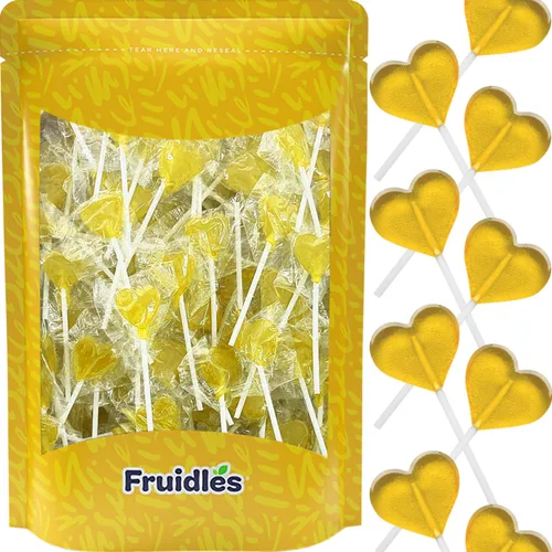 Vista 18 de Fruidles paletas mini con forma de corazón con sabor delicioso, envueltas individualmente, paleta de 0.18 oz (30 paletas, azul-frambuesa)