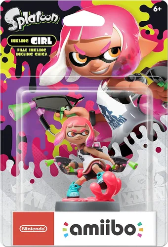 Vista 2 de Nintendo amiibo - New Inkling Girl (Neon Pink)