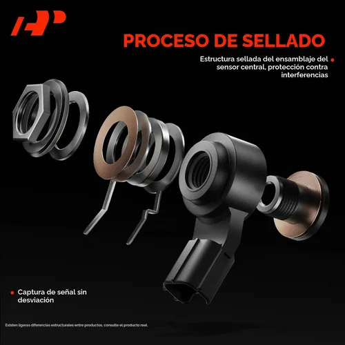 Vista 7 de A-Premium Sensor de detonación de golpes compatible con modelos Honda, Acura y Saturn - Accord 2003-2004 2006-2007, Pilot 2003-2008, Odyssey
