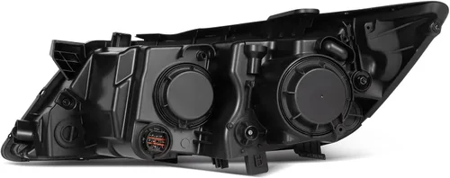 Vista 2 de Faro Transparente Lente Carcasa Negra para Kia Optima SXL 2013