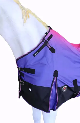Vista 4 de Challenger Manta ligera 393B del invierno de la luz de la hoja del caballo de la lluvia de la prenda impermeable de la participación 1