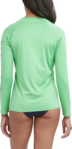 Vista 3 de Nautica Camiseta de natación de manga larga estándar para mujer con protección solar UPF 30+