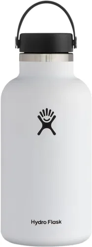 Vista 3 de Hydro Flask Black de boca ancha con tapa Flex de 64 onzas