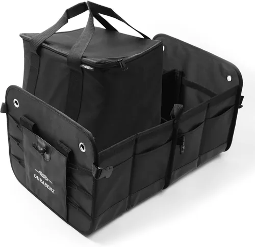 Vista 7 de Hielera aislada para maletero de automóvil, bolsa térmica para comestibles y viajes, resistente a las fugas, se adapta a compartimentos