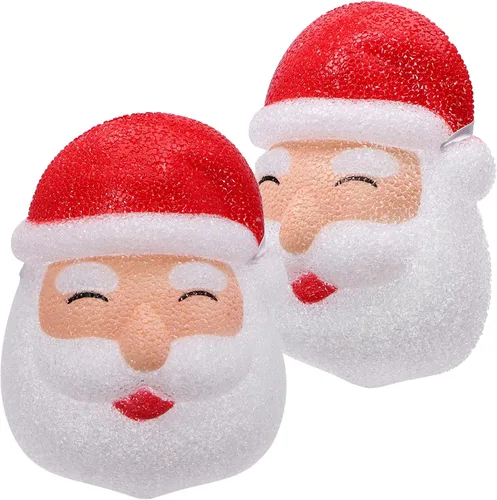Vista 7 de 2 cubiertas de luz de porche de Papá Noel de Navidad para cubierta de luz al aire libre, decoraciones de Navidad, fiestas de Navidad, luces