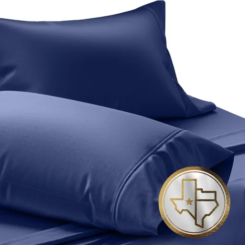 Vista 15 de TEXAS LINEN CO. Juego de 4 fundas de almohada de algodón egipcio premium tamaño estándar/queen - Fundas de almohada de lujo de algodón de alto Gris