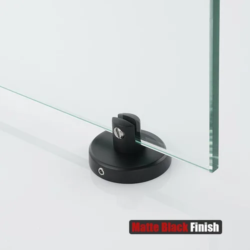 Vista 7 de JQK TGS190L10-PB-P2 - Estante de pared flotante de acero inoxidable 304 para baño, 10 x 10 pulgadas, 2 unidades, color negro