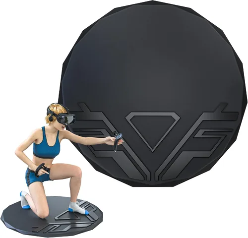 Vista 7 de Skywin VR Mat Round - 35" Virtual Reality Matt Helps Determine Direction and Position of Your Feet During Game, Prevents Players from Hitting and