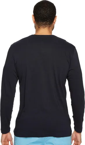 Vista 3 de Psycho Bunny Camiseta de manga larga con cuello en V para hombre