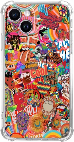 Vista 61 de Funda de Collage Estético para iPhone 7/8/SE2/SE3, Patrón de Citas Positivas, Funda TPU Única y Moderna Compatible con iPhone 7/8/SE2/SE3