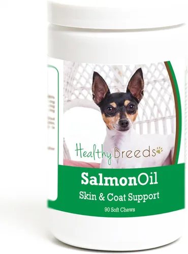 Vista 284 de Healthy Breeds Affenpinscher - Masticables suaves de aceite de salmón, 90
