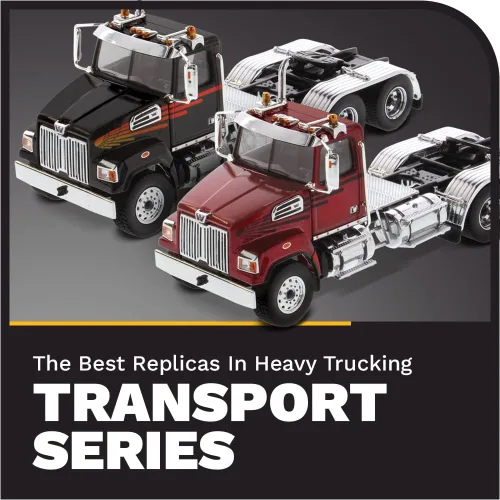 Vista 7 de Diecast Masters Western Star 4700 SF Tandem Day Cab Tractor Metálico Rojo 1/50 Modelo Diecast