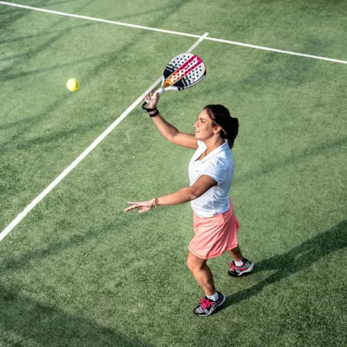 Vista 8 de Babolat Dyna Energy Pala de pádel (rosa/naranja/blanco)