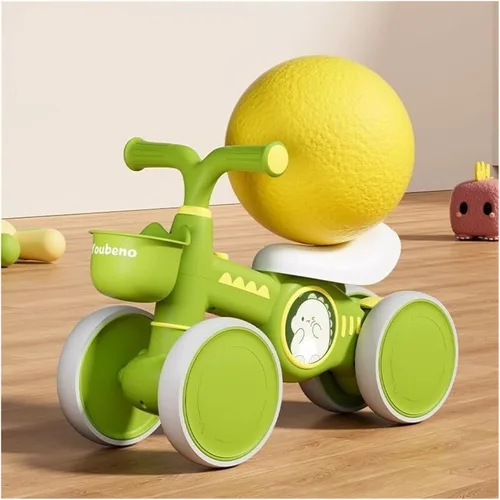 Vista 3 de Ride on Toys Baby Balance Bikes 4 Wheel Wiggle Car Wiggle car Green