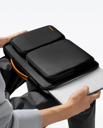 Vista 8 de tomtoc Funda protectora 360 para portátil de 13 pulgadas para nuevo MacBook Air M4/A3240, M3/A3113, M2/A2681, M1/A2337, MacBook Pro de 13 pulgadas