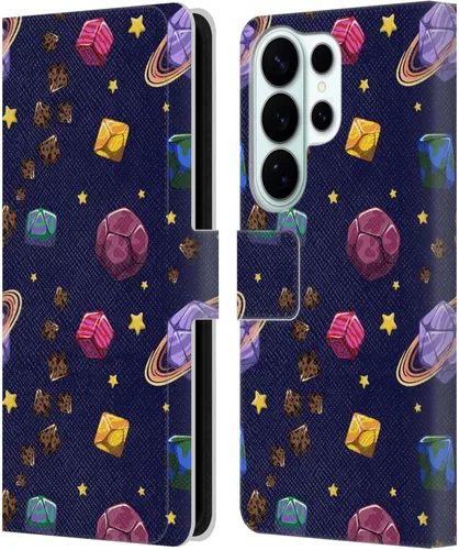 Vista 88 de Head Case Designs Officially Licensed Carla Morrow Colorful Space Dice Patterns Leather Wallet Case Compatible with Samsung Galaxy A07 4G
