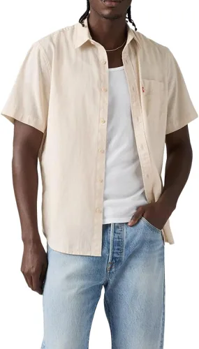 Vista 28 de Levi's - Camisa clásica de manga larga con 1 bolsillo con botones para hombre Caviar