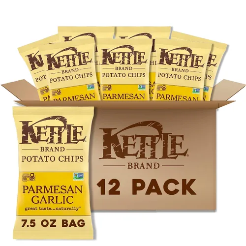 Vista 53 de Kettle Brand Papas Fritas, Backyard Barbeque Kettle Chips, Bolsa de Aperitivos, 1.5 Oz