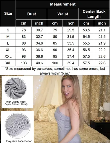 Vista 7 de Avidlove - Camisón de lencería sexy de mujer para dormir