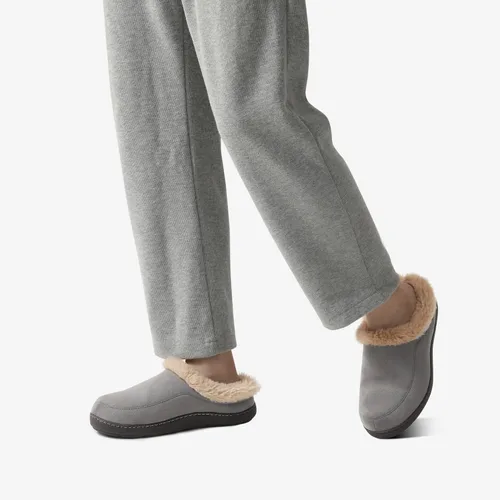 Vista 6 de DREAM PAIRS Pantuflas lavables de piel sintética para hombre, forro cálido y cómodo y suela antideslizante, zapatos de invierno para dormitorio