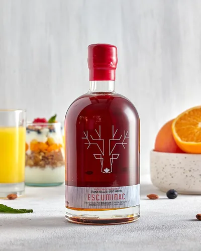 Vista 3 de Escuminac jarabe de arce – Orgánico puro canadiense, grado A, perfecto para panqueques, postres y bebidas