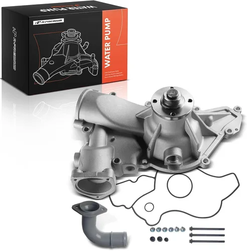 Vista 8 de A-Premium Proxeneta de agua para motor con tubo curvado, juntas tóricas y pernos [compatible con OHV, 8Cyl 7.3L Turbo] Compatible con Ford