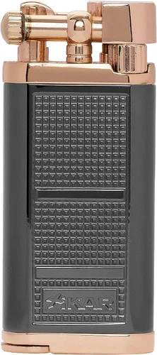 Vista 3 de XIKAR® Encendedor de llama suave Pipeline negro y rosa