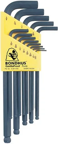 Vista 2 de Bondhus 10937 - Juego de 13 llaves en L Balldriver (0.050-38 pulgadas)