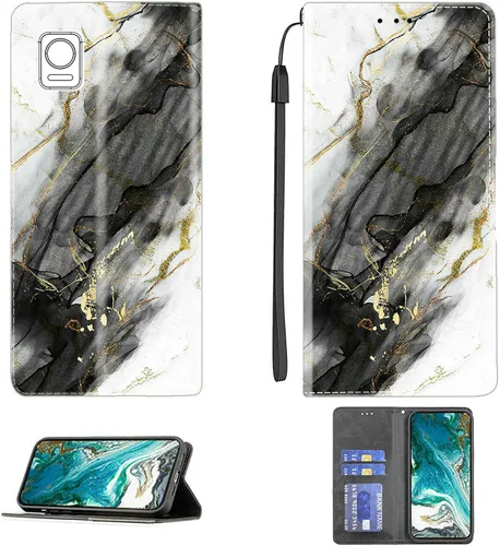 Vista 119 de Aroepurt Funda para UMIDIGI G1 Plus compatible con UMIDIGI G1 Plus Funda para teléfono Funda de piel sintética con función atril magnética CPT15