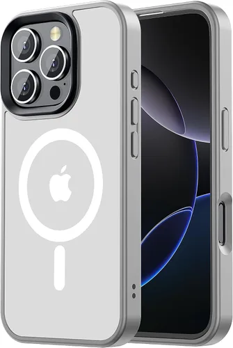 Vista 20 de Tigowos Funda Magnética para iPhone Air Compatible con MagSafe Resistente a Caídas de 16 Pies Cubierta Trasera con Sensación de Piel Mate a Prueba