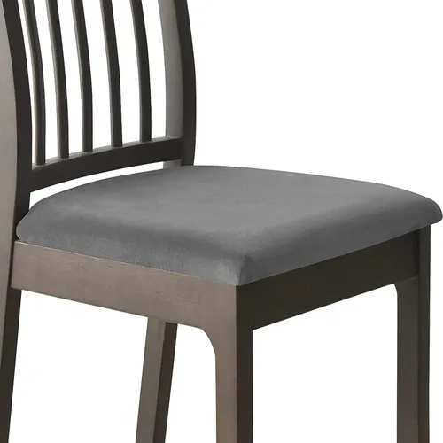 Vista 22 de Fundas de asiento de terciopelo para silla de comedor, fundas elásticas para sillas de comedor con lazos, funda protectora suave para cocina, hotel