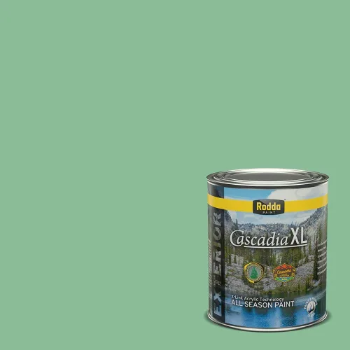 Vista 50 de Rodda Paint CASCADIA XL - Pintura satinada exterior e imprimación en uno, 1 galón, hoja de aloe