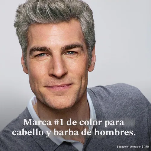 Vista 5 de Touch of Gray de Just For Men, 1 aplicación, paquete de 3 unidades, paquete de de 2, Marrón Marrón claro T-25