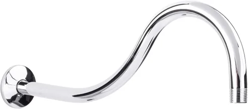 Vista 10 de JS Jackson Supplies, brazo de extensión de cabezal de ducha de 16 pulgadas de longitud montada, tubo extensor largo de arco alto, ideal para cabezal