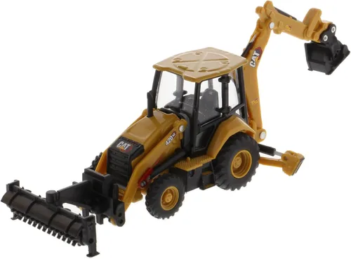 Vista 6 de Diecast Masters Escala 1:64 Caterpillar 420 XE Retroexcavadora Modelo 85765 Play & Collect Series Cat Equipo de construcción