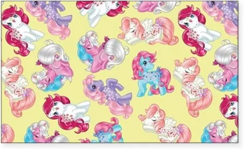 Vista 2 de CafePress Calcomanía rectangular para parachoques de My Little Pony Retro Three Pon