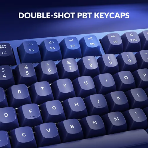 Vista 11 de Keychron Q3 QMK/VIA Teclado mecánico personalizado con cable, diseño sin llave de aluminio completo, macro programable con interruptor marrón