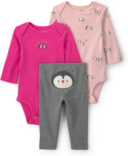 Vista 13 de Carter's Conjunto de pantalón de 3 piezas para bebé niña Floral verde