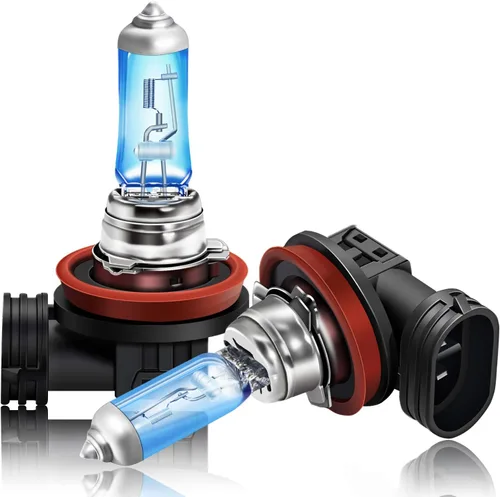 Vista 14 de DZG - Bombillas halógenas para faros delanteros H8 35W PGJ19-1 5500K, color blanco cálido, para haz alto y bajo, bombillas para niebla, paquete de 2