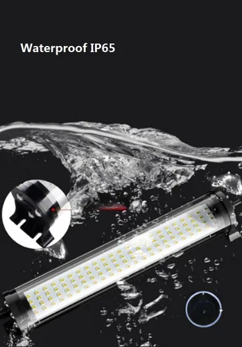 Vista 4 de Iluminación de máquina LED de 10 W QUJILINE Luces de tubo de fresado CNC Torno de perforación Máquina Led Luz de trabajo Lámpara a prueba
